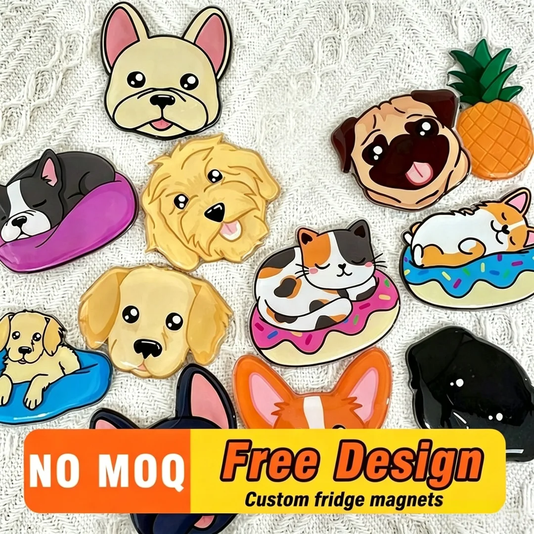 Custom Fridge Magnets Cute Cartoon Dog Cat Acrylic Refrigerator Magnet Pet Lover Puppy Kitten Kitchen Home Decor Gift
Custom Fridge Magnets Cute Cartoon Dog Cat Acrylic Refrigerator Magnet Pet Lover Puppy Kitten Kitchen Home Decor Gift