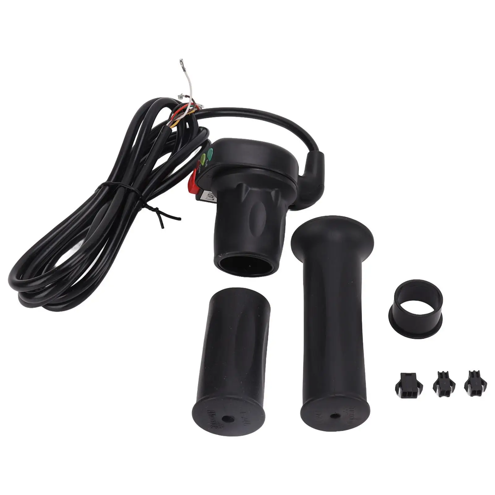 48V Electric Bike Throttle Grip with Power Indicator & Voltmeter - E-Bike Accelerator Handle Accessory
48V Electric Bike Throttle Grip with Power Indicator & Voltmeter - E-Bike Accelerator Handle Accessory