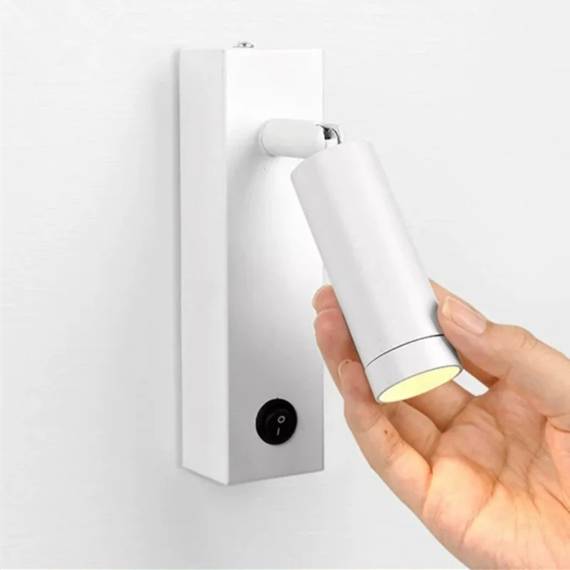 LED Wall Light for Bedroom AC90-260V New Minimalist Hotel Room Bedside Reading Lamp Rotatable Surface-Mounted Wall Light
LED Wall Light for Bedroom AC90-260V New Minimalist Hotel Room Bedside Reading Lamp Rotatable Surface-Mounted Wall Light