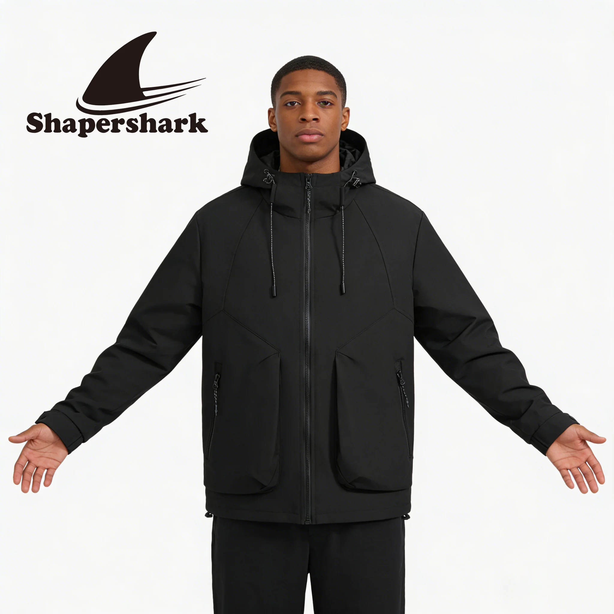 The Shapershark Men's Lightweight Hooded Jacket With Pockets, Warm and Waterproof Windbreaker Is Suitable for Outdoor Hiking
The Shapershark Men's Lightweight Hooded Jacket With Pockets, Warm and Waterproof Windbreaker Is Suitable for Outdoor Hiking