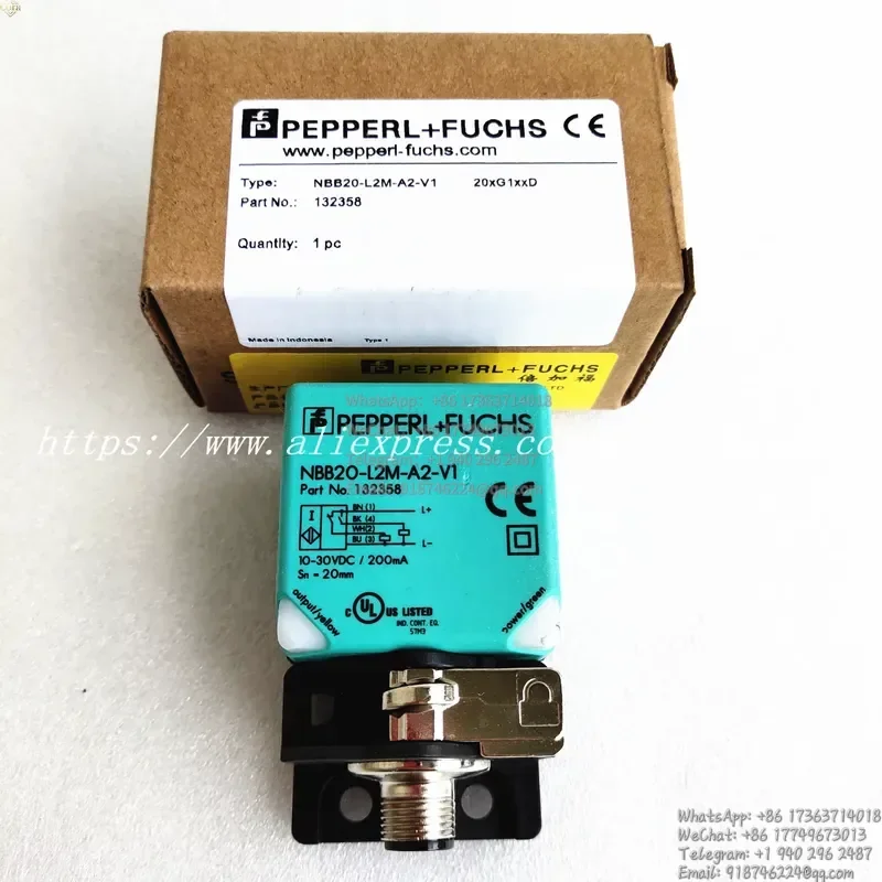 NBB20-L2M-A2-V1 NBB20-L2M-A0-V1 NBB20-L2M-E2-V1 NBB20-L2M-E0-V1 New P+F Proximity Switch Sensor
NBB20-L2M-A2-V1 NBB20-L2M-A0-V1 NBB20-L2M-E2-V1 NBB20-L2M-E0-V1 New P+F Proximity Switch Sensor