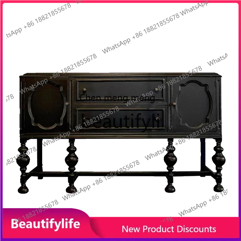 CC French Style Entryway Cabinet Neoclassical Sideboard Living Room Wall-Mounted Storage Cabinet Partition Customizable
CC French Style Entryway Cabinet Neoclassical Sideboard Living Room Wall-Mounted Storage Cabinet Partition Customizable