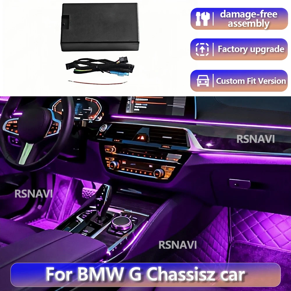 RGB color streamer For BMW 3/5/6//7 Series X3 X4 X5 X6 X7 6GT 2018+ 64 Color Module Upgrade Accessories Again Breathing Module
RGB color streamer For BMW 3/5/6//7 Series X3 X4 X5 X6 X7 6GT 2018+ 64 Color Module Upgrade Accessories Again Breathing Module