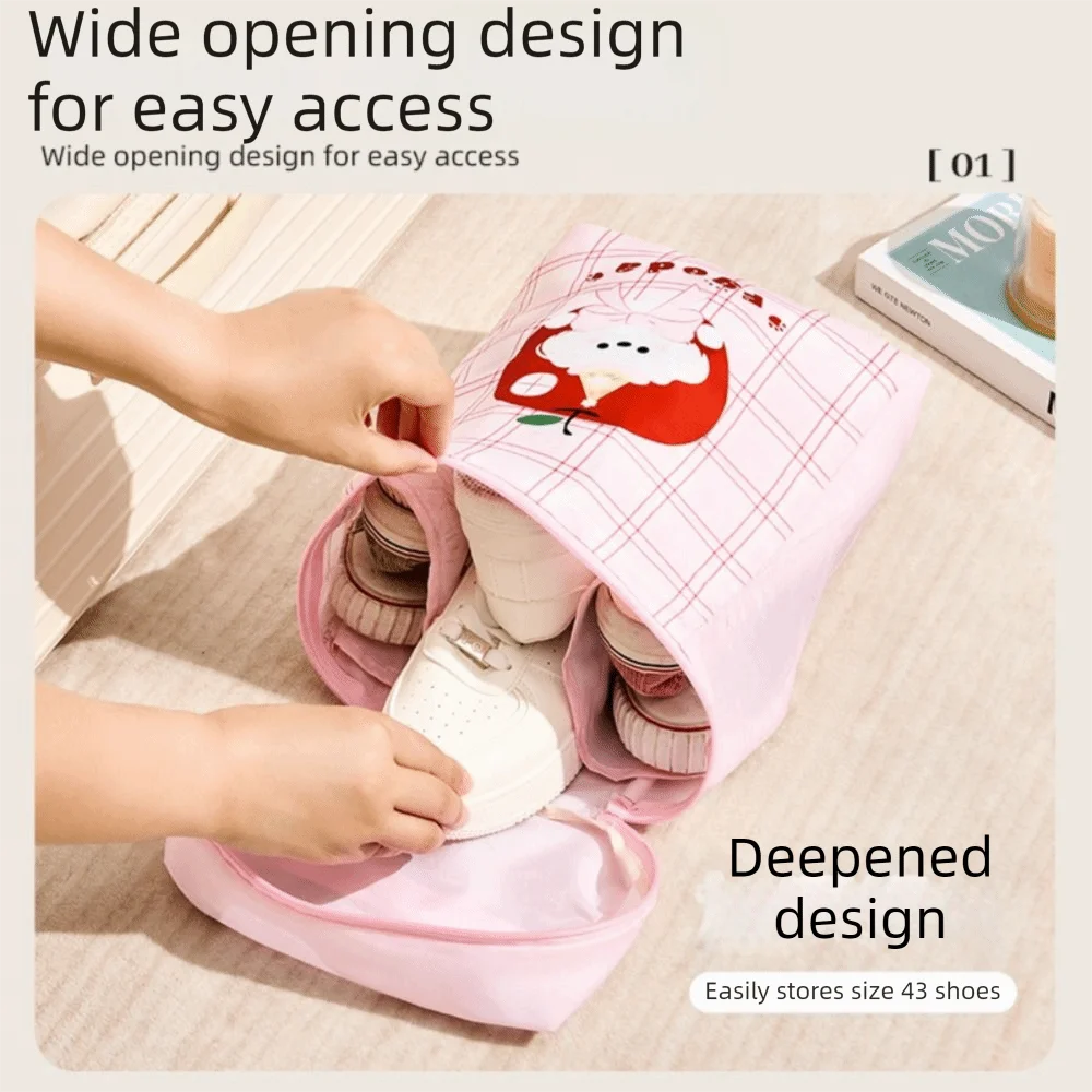 Durable Apple Dog Print Travel Shoe Bag Zipper Closure Waterproof Shoe Storage Bag Washable Shoe Organizer Bag Travel Packing
Durable Apple Dog Print Travel Shoe Bag Zipper Closure Waterproof Shoe Storage Bag Washable Shoe Organizer Bag Travel Packing