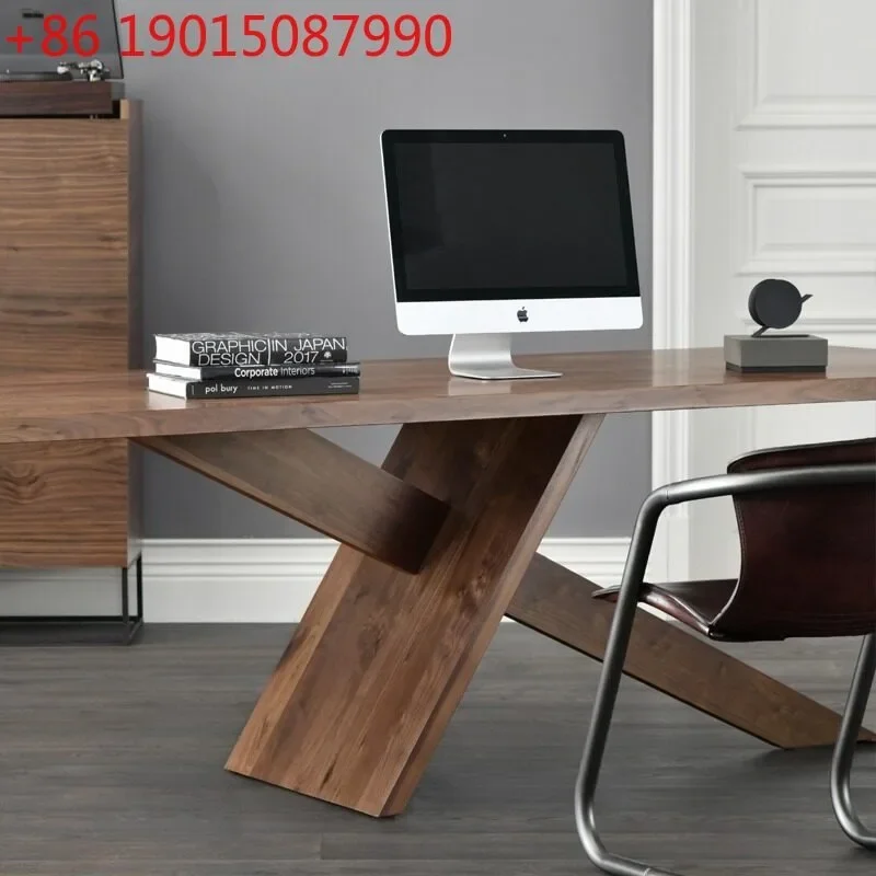 North American black walnut all solid wood dining table Myanmar teak log medium and ancient style minimalist large board
North American black walnut all solid wood dining table Myanmar teak log medium and ancient style minimalist large board