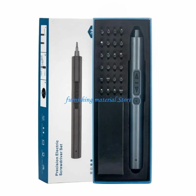 Y5GD Multi Purpose 28 Bit Electric Screwdriver USB Charged Tool With LED Lightweight Construction For Household
Y5GD Multi Purpose 28 Bit Electric Screwdriver USB Charged Tool With LED Lightweight Construction For Household