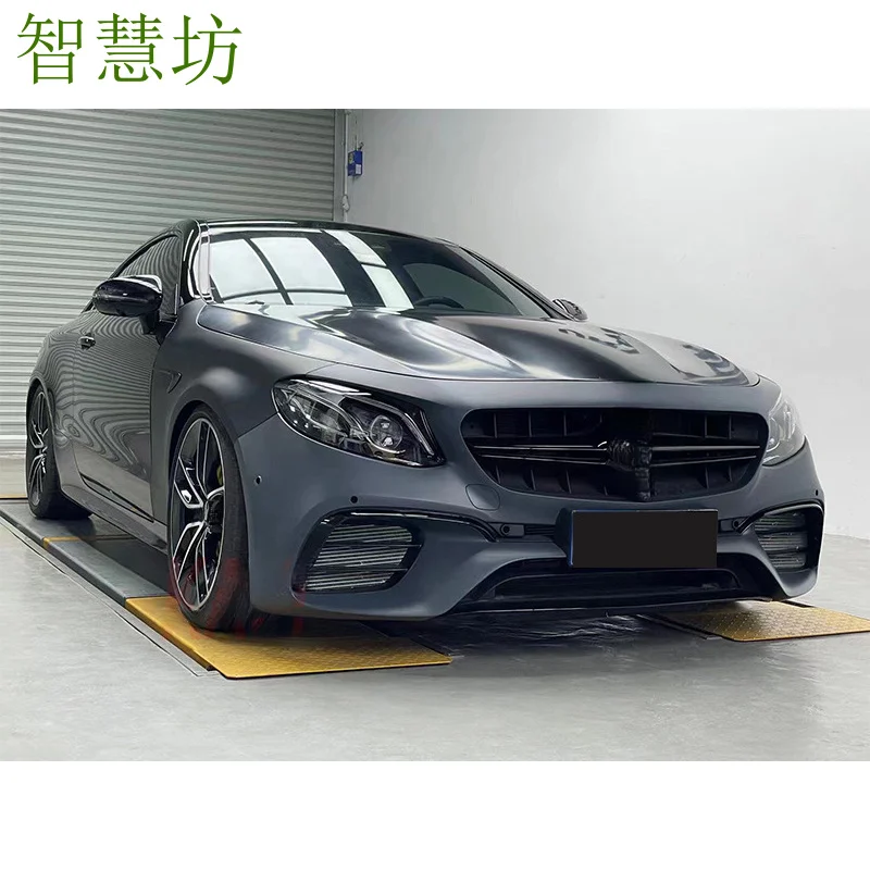 Suitable for 2016-2020 Mercedes-Benz E-Class Coupe W238 modified with E63 front bumper, wide-body fenders, and hood
Suitable for 2016-2020 Mercedes-Benz E-Class Coupe W238 modified with E63 front bumper, wide-body fenders, and hood