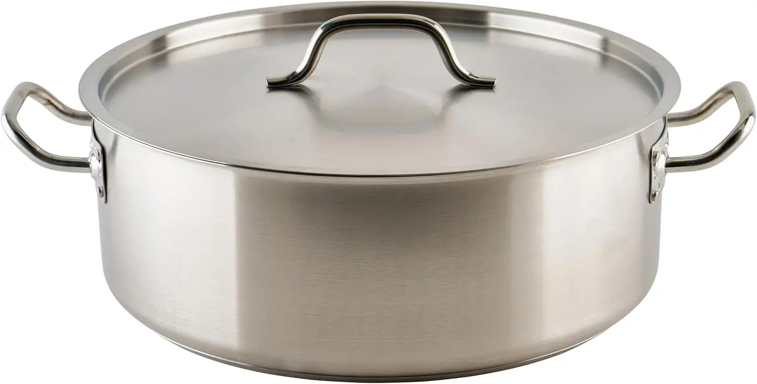 Stainless Steel Brazier With Lid 20 Quart
Stainless Steel Brazier With Lid 20 Quart
