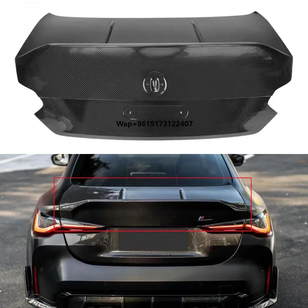 High Quality CSL Style Carbon Fiber Trunk Lid Cover for G87 M2 2022+ Carbon Fiber Car Rear Trunk Lid Bodykit
High Quality CSL Style Carbon Fiber Trunk Lid Cover for G87 M2 2022+ Carbon Fiber Car Rear Trunk Lid Bodykit