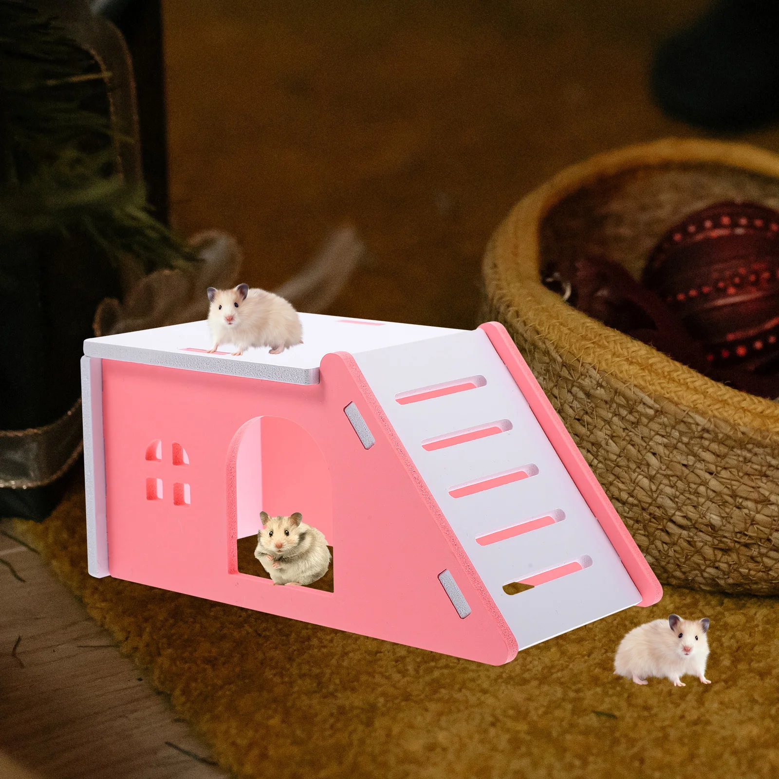 Hamster Hideout Comfortable PVC Hamster House Versatile Small Animal Hut Guinea Pig Rat Accessory Decorative Rat Hideout
Hamster Hideout Comfortable PVC Hamster House Versatile Small Animal Hut Guinea Pig Rat Accessory Decorative Rat Hideout