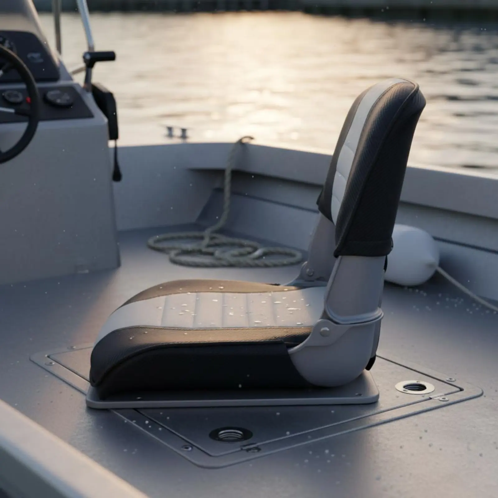 Folding Boat Seat Waterproof Boat Driver Seat Watercraft Seating Resistant Thick Padding
Folding Boat Seat Waterproof Boat Driver Seat Watercraft Seating Resistant Thick Padding