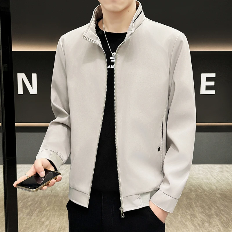 Brand Business Casual Jacket Men's Coats New Spring Coat Bomber Jacket Baseball Collar Business Casual Jacket Men's Youth Coats
Brand Business Casual Jacket Men's Coats New Spring Coat Bomber Jacket Baseball Collar Business Casual Jacket Men's Youth Coats