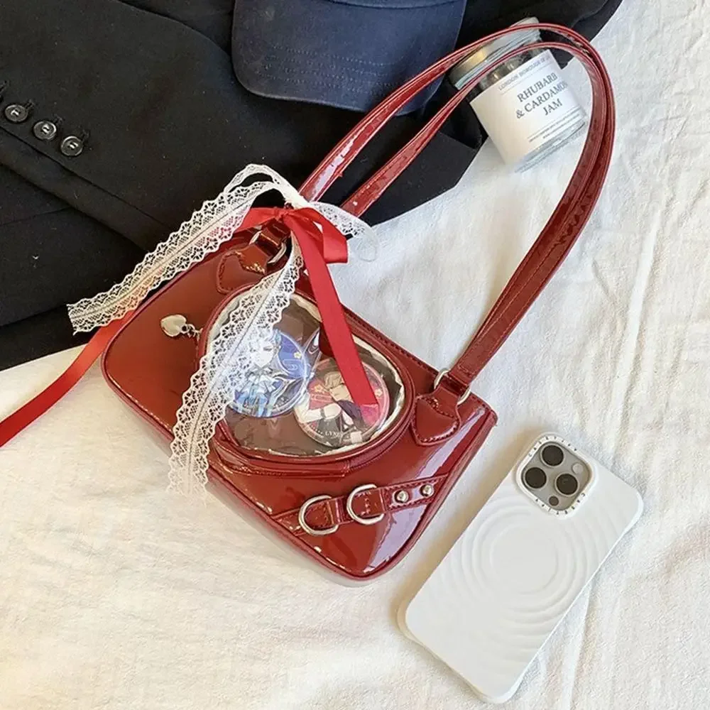 Y2K Transparent Love Itabag JK Idol Merchandise Storage Kawaii Shoulder Bag Underarm Commuting Bag Small Item Bag
Y2K Transparent Love Itabag JK Idol Merchandise Storage Kawaii Shoulder Bag Underarm Commuting Bag Small Item Bag