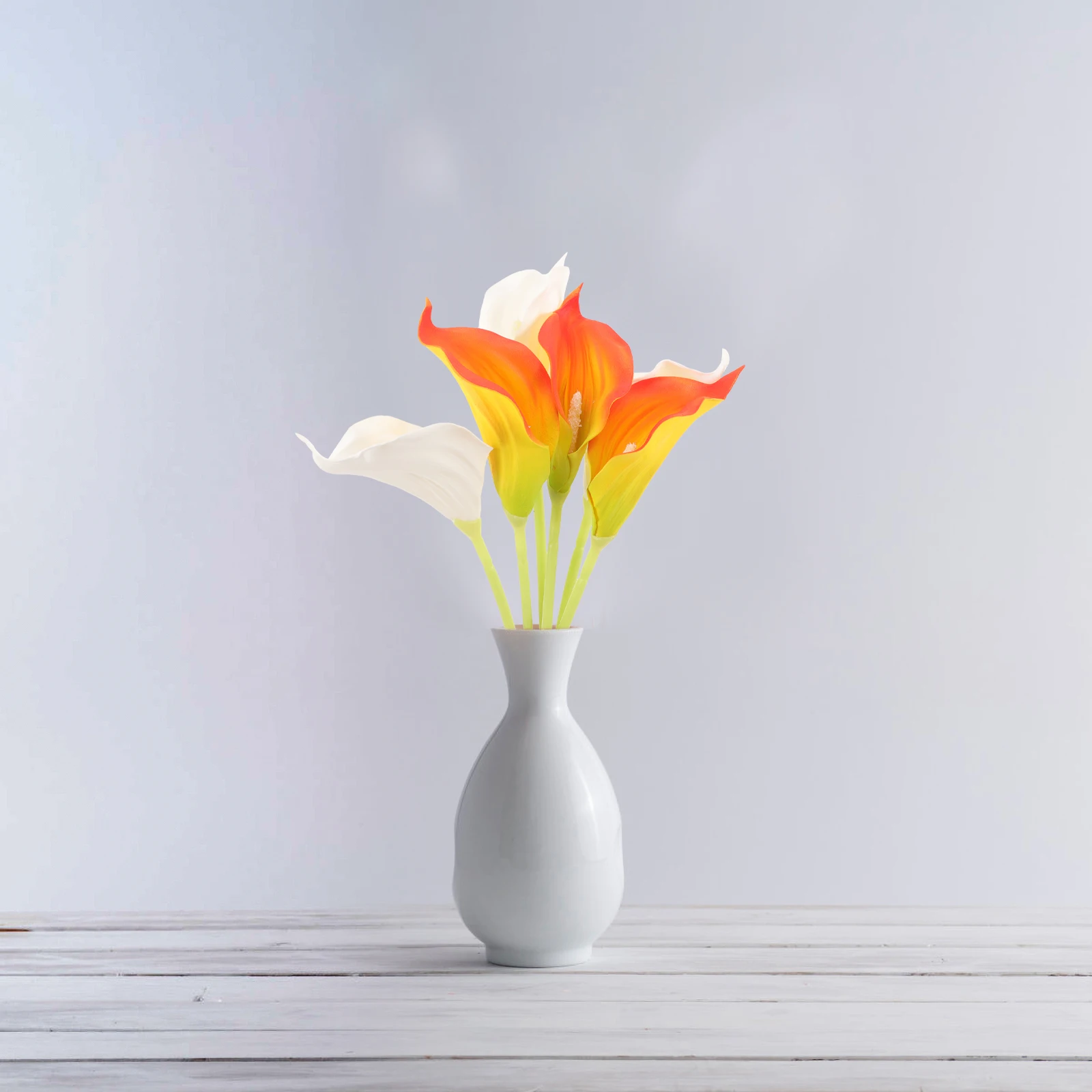6 Pcs Artificial Flowers Simulation PU Single Stem Fake Bouquets Home Wedding Decor White
6 Pcs Artificial Flowers Simulation PU Single Stem Fake Bouquets Home Wedding Decor White
