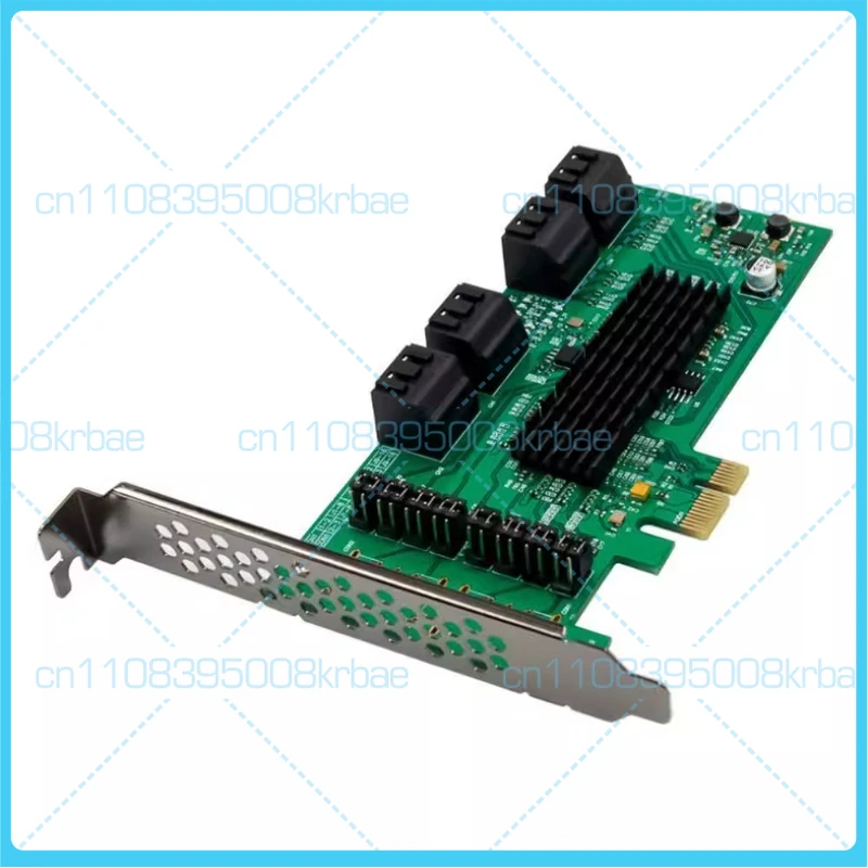 For PCI-E X1 SATA Gen3 6Gbps 8-Port Internal SATA 3.0 High Speed Storage Expansion Card 88SE9215
For PCI-E X1 SATA Gen3 6Gbps 8-Port Internal SATA 3.0 High Speed Storage Expansion Card 88SE9215