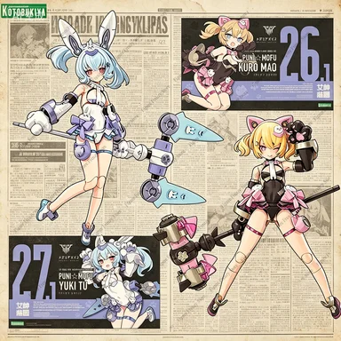 Special OfferKotobukiya Megami Device Puni Mofu Kuro Mao & Yuki Tu Twin Set Action Figures 1/1 Scale Anime Toys Mol Kit Origina
Special OfferKotobukiya Megami Device Puni Mofu Kuro Mao & Yuki Tu Twin Set Action Figures 1/1 Scale Anime Toys Mol Kit Origina
