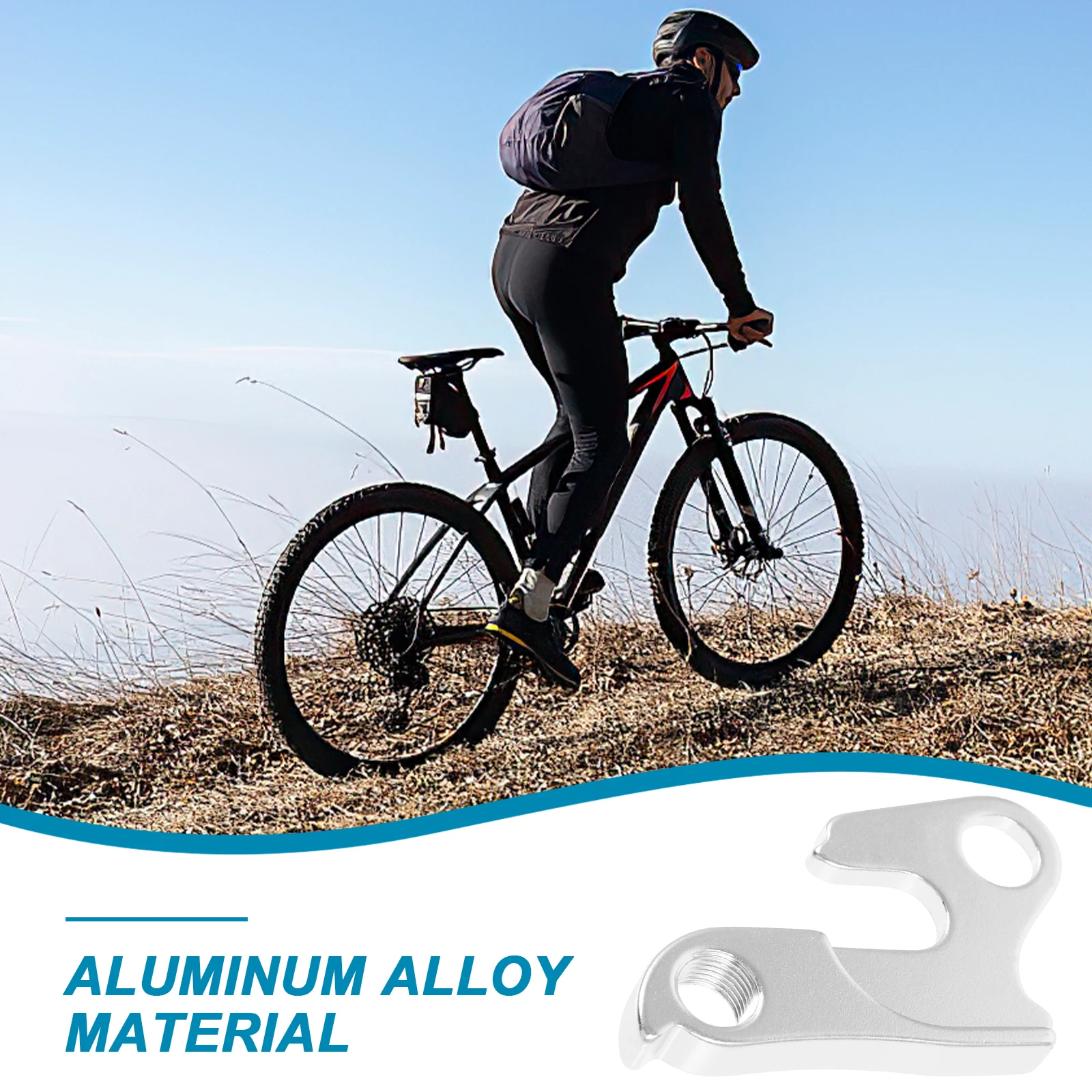 2pcs Rear Derailleur Hanger Aluminum Alloy Bike Tail Hook Extender Repairing Accessory Cycling Gears Adjustable Fit
2pcs Rear Derailleur Hanger Aluminum Alloy Bike Tail Hook Extender Repairing Accessory Cycling Gears Adjustable Fit