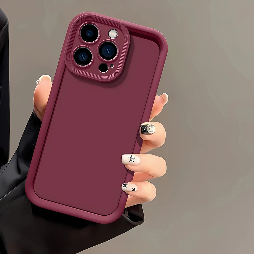 Solid color high quality mobile phone case for iPhone 16, 16 Pro, 16 Pro Max15 14 12 13 11 Series.
Solid color high quality mobile phone case for iPhone 16, 16 Pro, 16 Pro Max15 14 12 13 11 Series.
