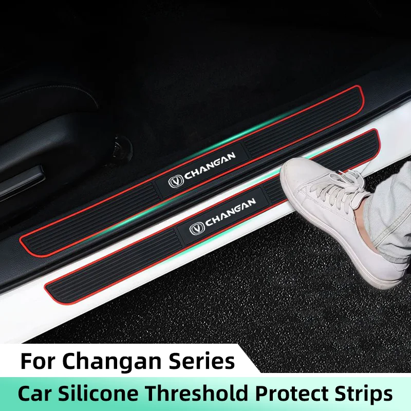 4pcs Rubber Car Door Sill Scuff Covers For Changan CS35 alsvi CS55 CS75 CS85 CS95 Anti-scratch Door Panel Guards Protector Trims
4pcs Rubber Car Door Sill Scuff Covers For Changan CS35 alsvi CS55 CS75 CS85 CS95 Anti-scratch Door Panel Guards Protector Trims