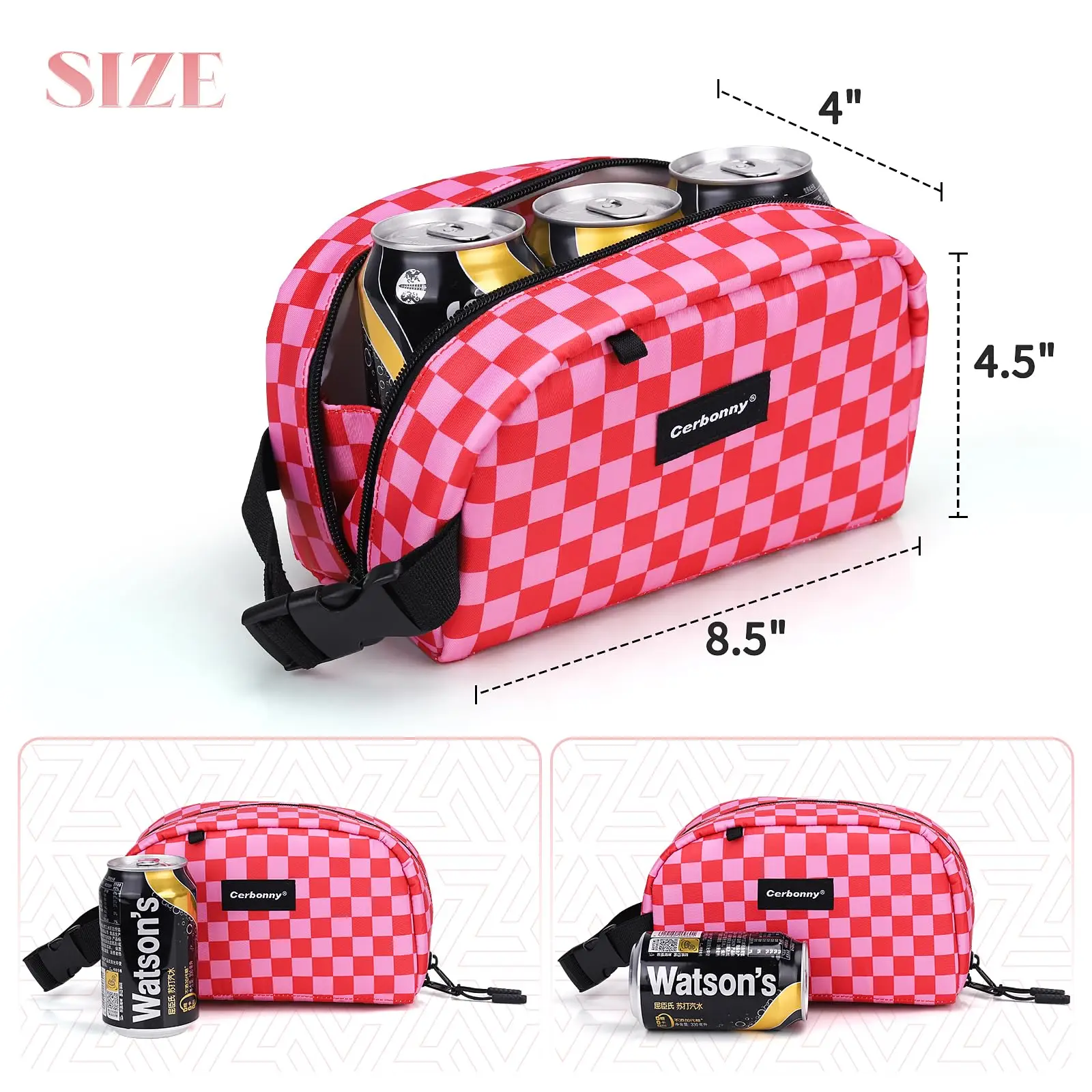 1 Piece Fashionable Insulated Lunch Bag Portable and Built-in Removable Ice Pack Suitable for Offices Schools (non Food Contact)
1 Piece Fashionable Insulated Lunch Bag Portable and Built-in Removable Ice Pack Suitable for Offices Schools (non Food Contact)