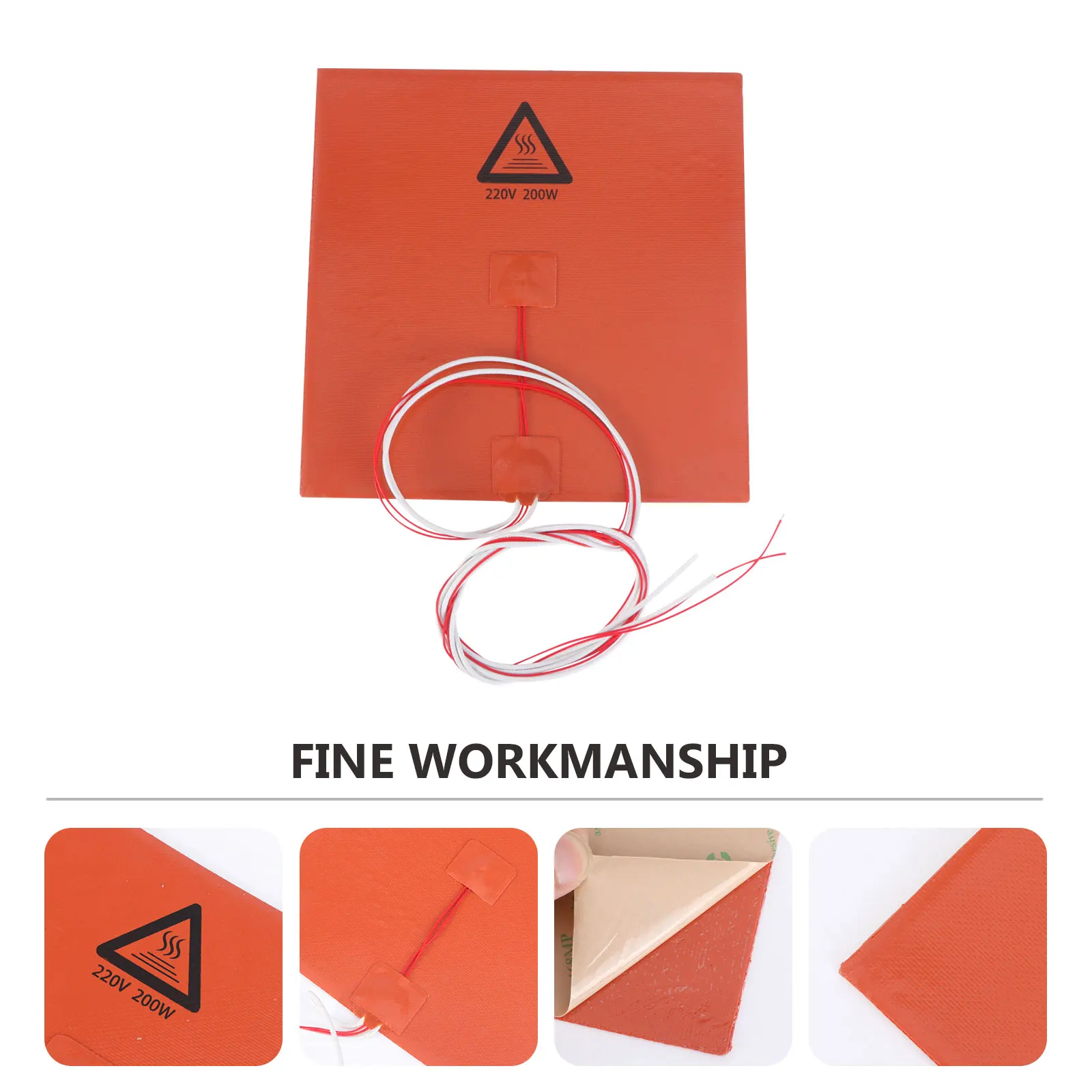 200X200Mm 220V 200W Silicon Heating Pad Strong Adhesion High Insulation 20-50Kv Waterproof Heat Resistant Board For 3D
200X200Mm 220V 200W Silicon Heating Pad Strong Adhesion High Insulation 20-50Kv Waterproof Heat Resistant Board For 3D