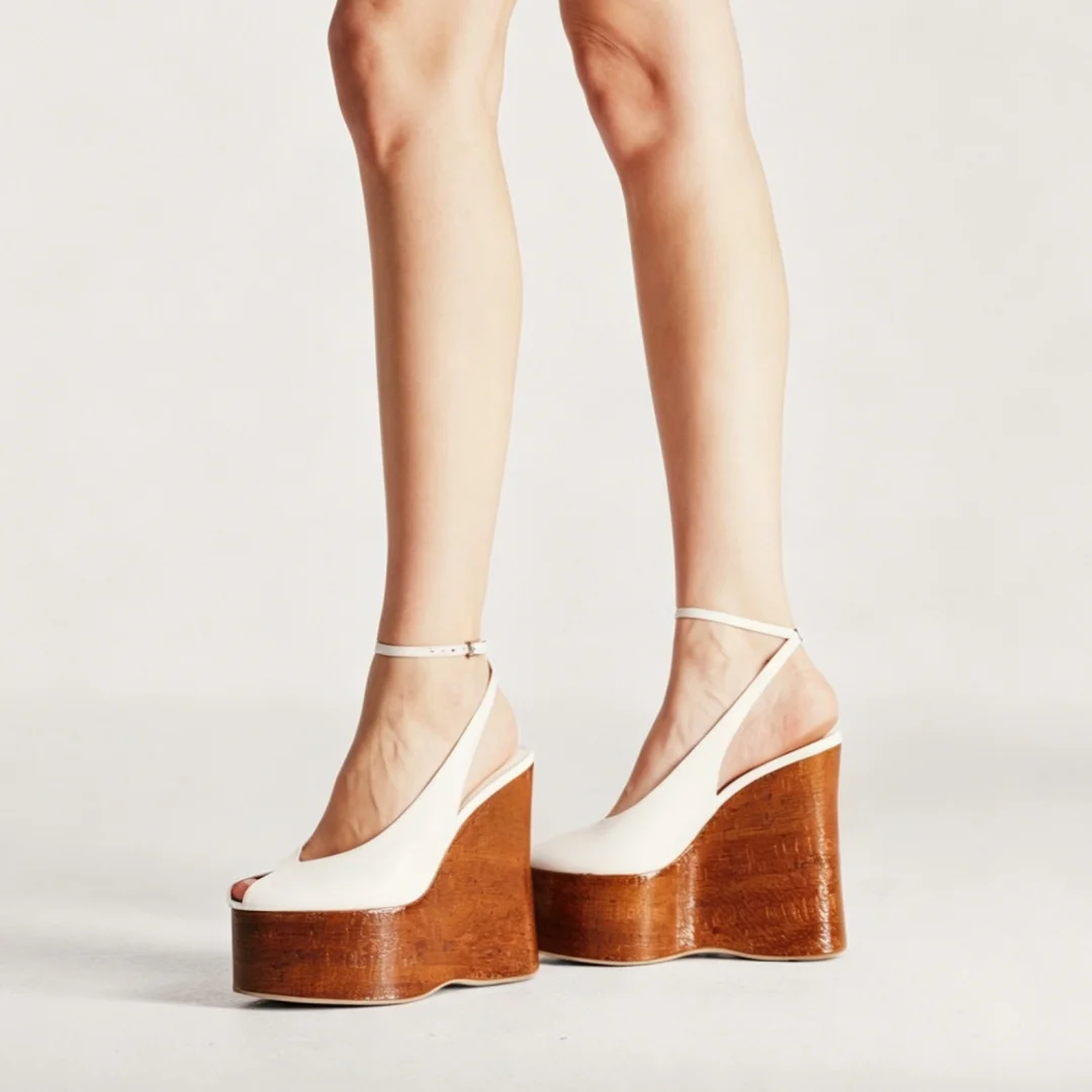 Wedge Women’s Sandals 2026 New Style Fashion Versatile Peep-Toe High Heels Open Back Steamed Cake Base Platform Slippers Female
Wedge Women’s Sandals 2026 New Style Fashion Versatile Peep-Toe High Heels Open Back Steamed Cake Base Platform Slippers Female