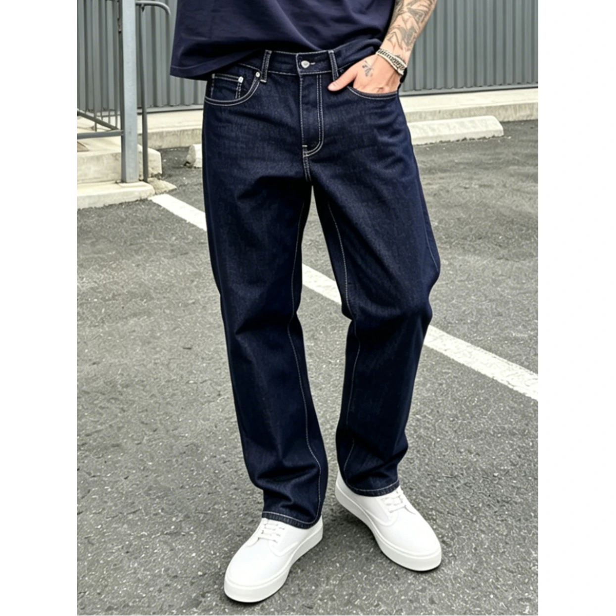 Classic Men Jeans Pure Color Stretch Skinny Man Pants Comfort Denim Straight Fit Minimalist Street High Quality
Classic Men Jeans Pure Color Stretch Skinny Man Pants Comfort Denim Straight Fit Minimalist Street High Quality