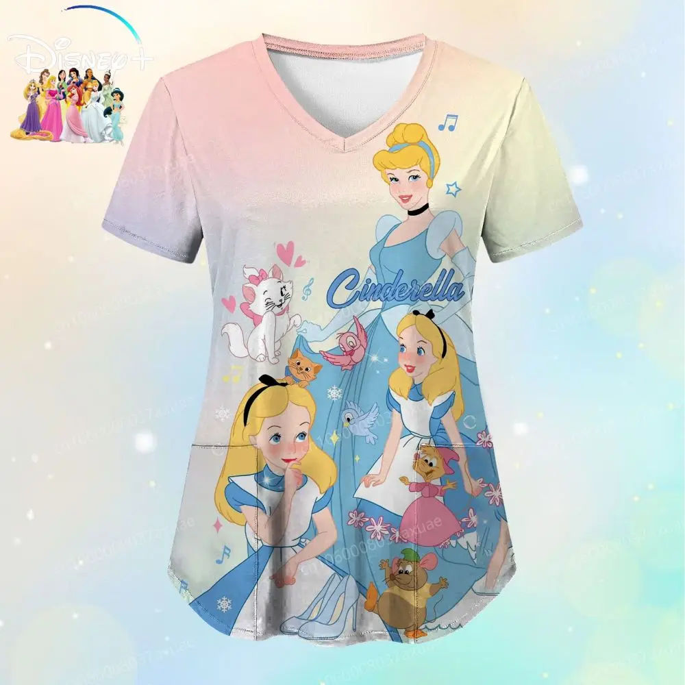 Women's Nurse T-shirt V Neck Disney Princess Y2k 2025 Summer New Fashion 3D Print Shoujo Girl Style Anime Cute Kawaii Hospital
Women's Nurse T-shirt V Neck Disney Princess Y2k 2025 Summer New Fashion 3D Print Shoujo Girl Style Anime Cute Kawaii Hospital
