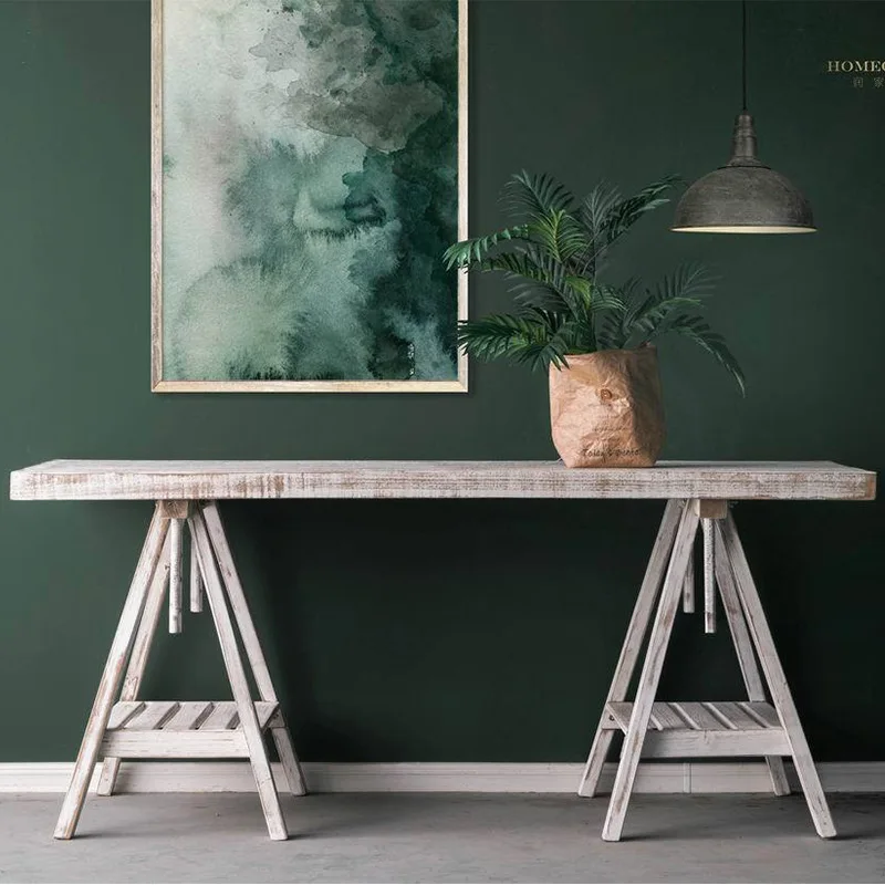 Modern minimalist solid wood dining table American dining table long dining table Floriculture B&rectangular table
Modern minimalist solid wood dining table American dining table long dining table Floriculture B&rectangular table