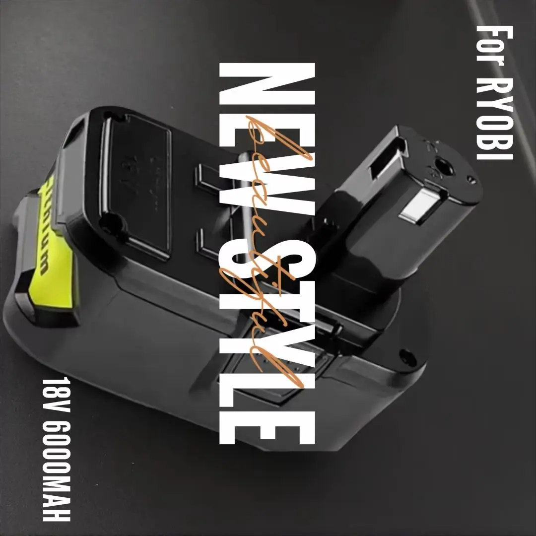 for RYOBI 18V 6.0Ah Lithium-Ion Battery 18650 Power Tools Compatible with P108 P104 P107 RB18L50 RB18L20 - Replacement Charger
for RYOBI 18V 6.0Ah Lithium-Ion Battery 18650 Power Tools Compatible with P108 P104 P107 RB18L50 RB18L20 - Replacement Charger
