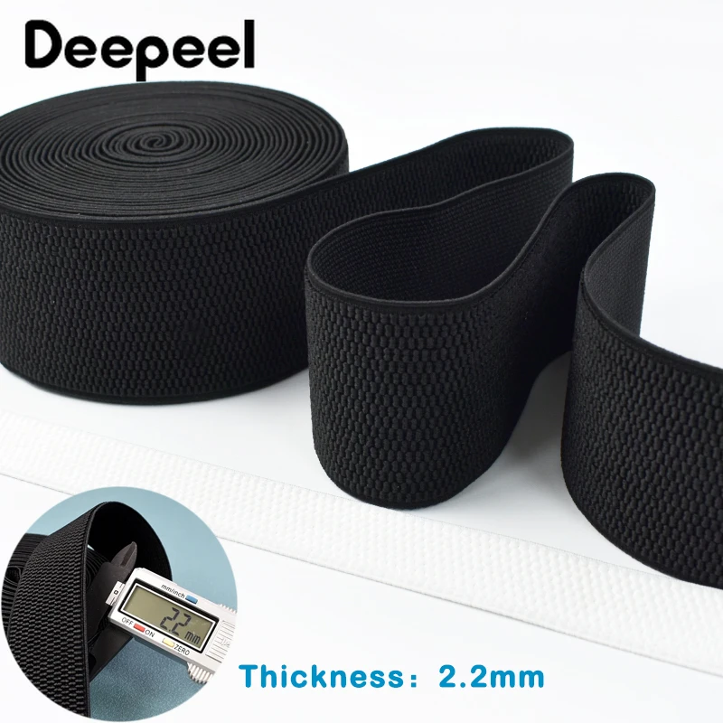 2/5Meters 2.5-10cm Widen 2.2mm Thick Elastic Band for Waistband Belt Garment Rubber Bands Stretch Tape DIY Sewing Accessories
2/5Meters 2.5-10cm Widen 2.2mm Thick Elastic Band for Waistband Belt Garment Rubber Bands Stretch Tape DIY Sewing Accessories
