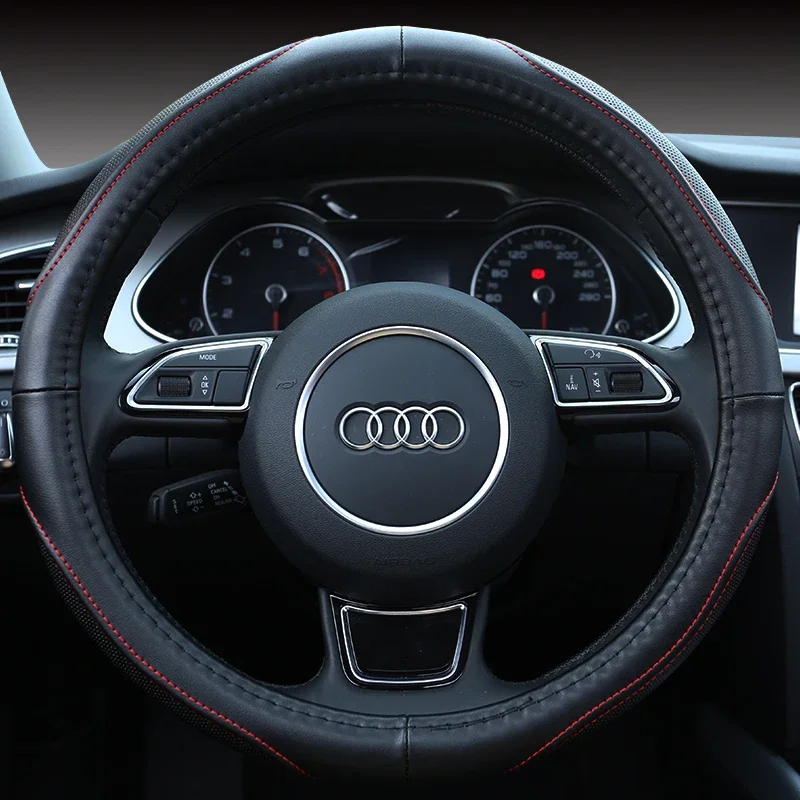 Sport Car Steering Wheel Covers Anti-Slip PU Leather fit 37~38cm Steering Wheel Car-styling 3 Colors Auto Accessoires
Sport Car Steering Wheel Covers Anti-Slip PU Leather fit 37~38cm Steering Wheel Car-styling 3 Colors Auto Accessoires