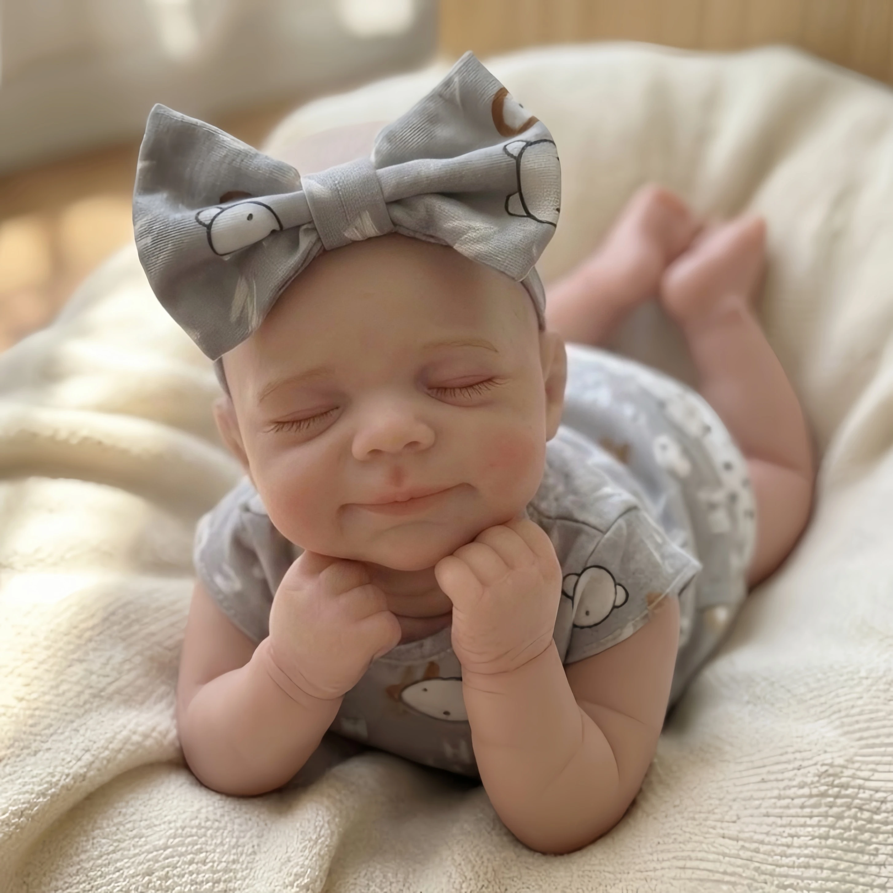 13 Inch/33cm Open Mouth Cleanable Entire Silicone Reborn Girl Pascale 3D Crafted Skin True-to-life Bebe Reborn De Silicona
13 Inch/33cm Open Mouth Cleanable Entire Silicone Reborn Girl Pascale 3D Crafted Skin True-to-life Bebe Reborn De Silicona