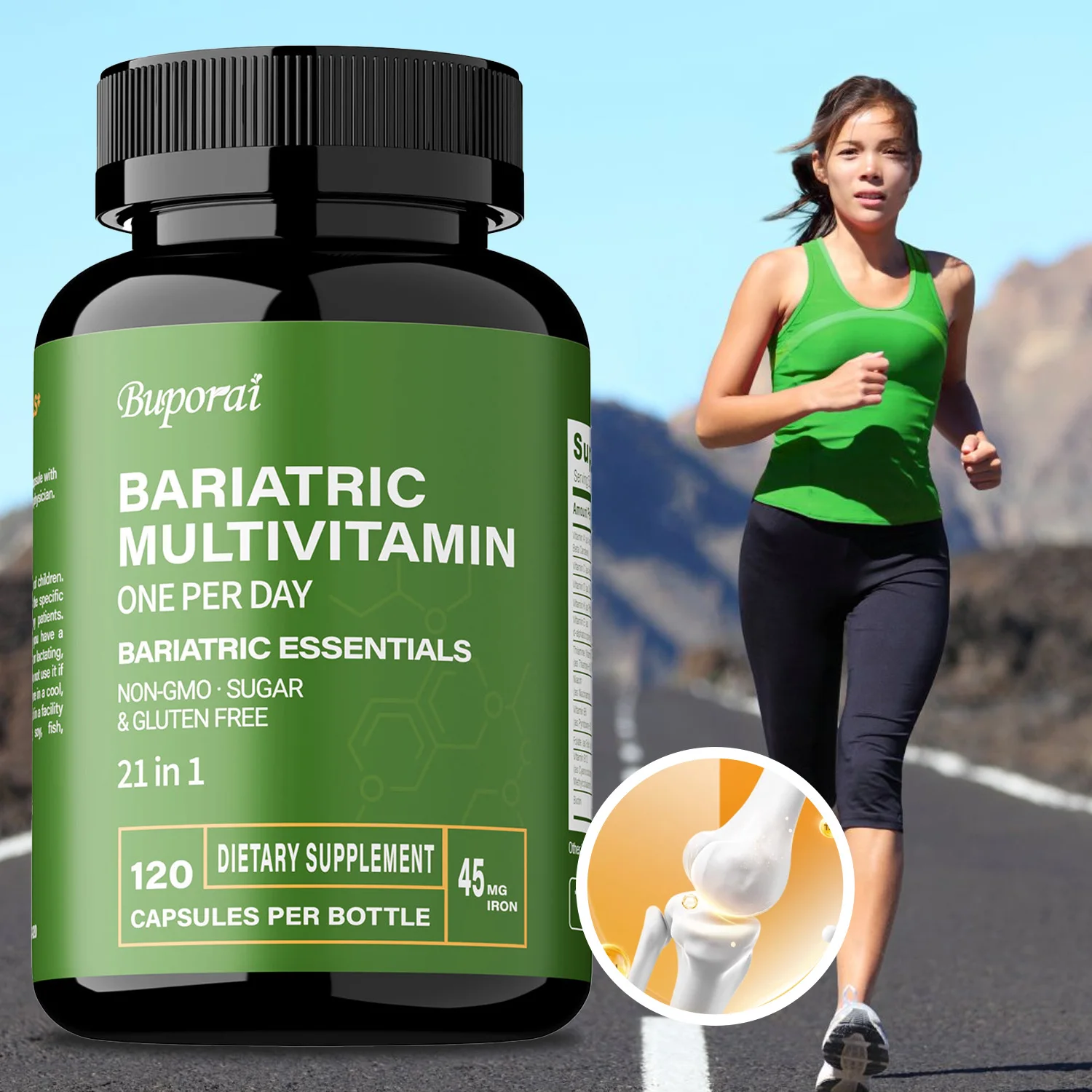 Bariatric Multivitamin Supplement - Maintaining Energy Levels, Promote Bone and Overall Health - Contains 21 Vitamins & Minerals
Bariatric Multivitamin Supplement - Maintaining Energy Levels, Promote Bone and Overall Health - Contains 21 Vitamins & Minerals