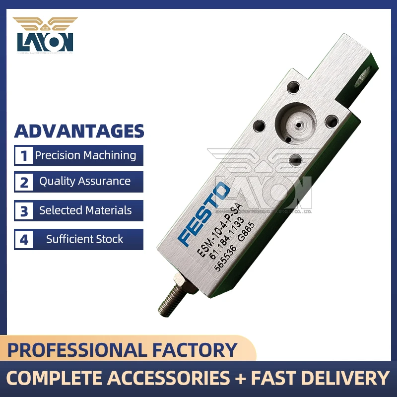 LAYON 1PC FESTO Solenoid Valve 61.184.1133 Piston Type Original Quality for Pneumatic System
LAYON 1PC FESTO Solenoid Valve 61.184.1133 Piston Type Original Quality for Pneumatic System