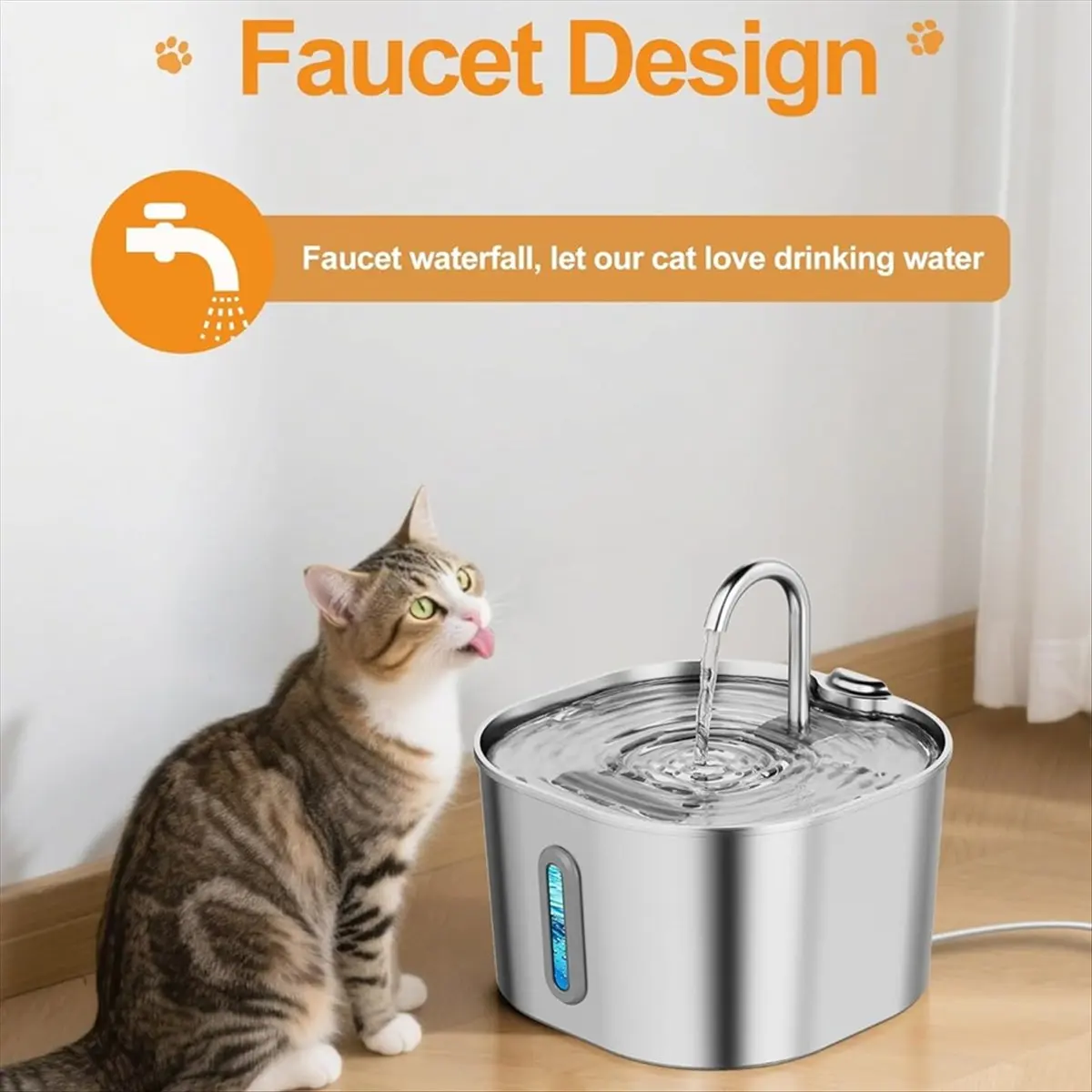 A04V Cat Water Fountain 2.2L Pet Fountains for Cats Indoor Automatic Cat Fountain for Drinking Animal Water Bowl Dispenser
A04V Cat Water Fountain 2.2L Pet Fountains for Cats Indoor Automatic Cat Fountain for Drinking Animal Water Bowl Dispenser