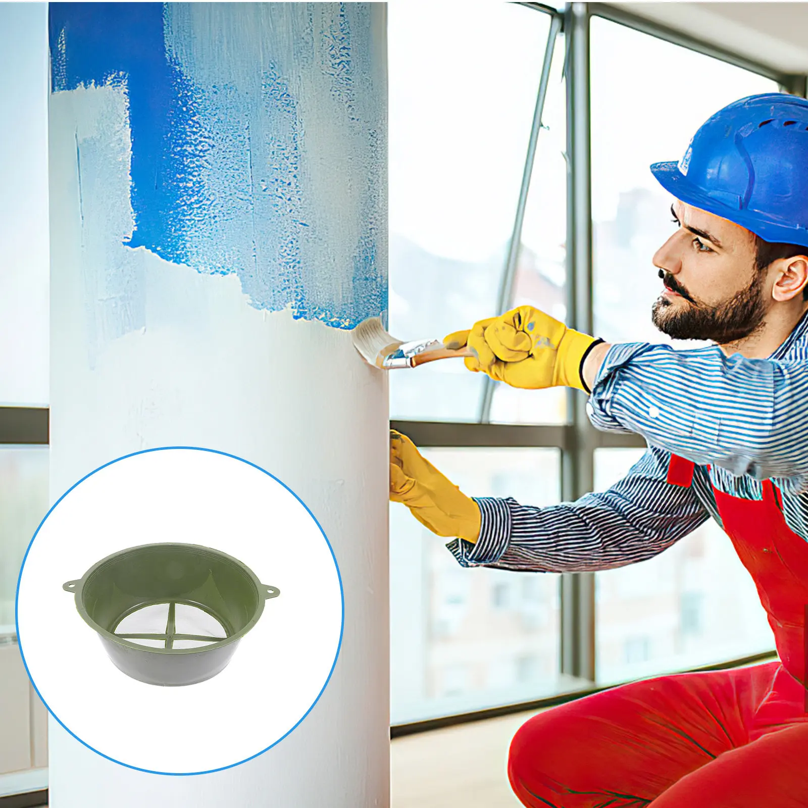 Reusable Paint Strainer Plastic Mesh Filter for Oil Paints Effective Clump Removal Prevent Clogging Stable Barrel Support
Reusable Paint Strainer Plastic Mesh Filter for Oil Paints Effective Clump Removal Prevent Clogging Stable Barrel Support