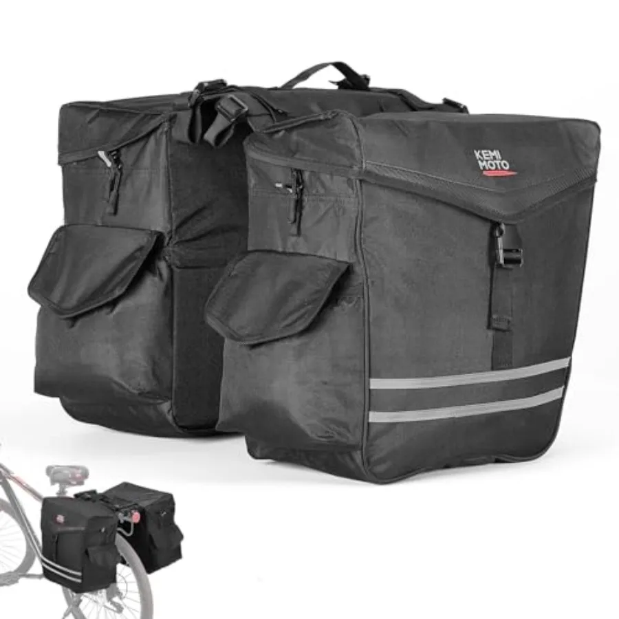 Panniers Bike Bags, / Bicycle Saddle Bags with Waterproof Rain Cover for Rear Rack, Large Capacity Saddlebags for Ebike, Top St
Panniers Bike Bags, / Bicycle Saddle Bags with Waterproof Rain Cover for Rear Rack, Large Capacity Saddlebags for Ebike, Top St