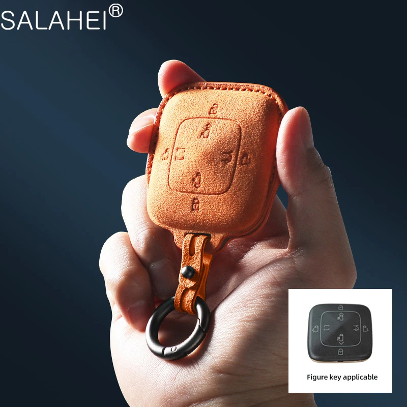 High Quality Suede Car Smart Remote Key Case Cover Keychain Shell Holder Full Protection For ZEEKR 009 Keychain Auto Accessories
High Quality Suede Car Smart Remote Key Case Cover Keychain Shell Holder Full Protection For ZEEKR 009 Keychain Auto Accessories