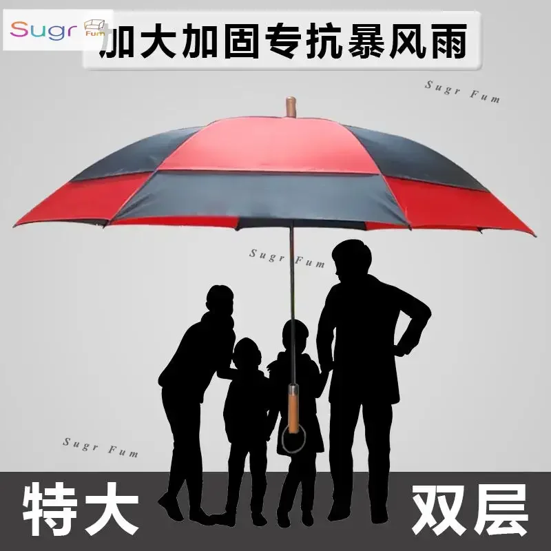 Популярный большой полый зонт для гольфа, двухслойный зонт из армированного волокна с длинной ручкой, оригинальный и настоящий зонт.
Популярный большой полый зонт для гольфа, двухслойный зонт из армированного волокна с длинной ручкой, оригинальный и настоящий зонт.