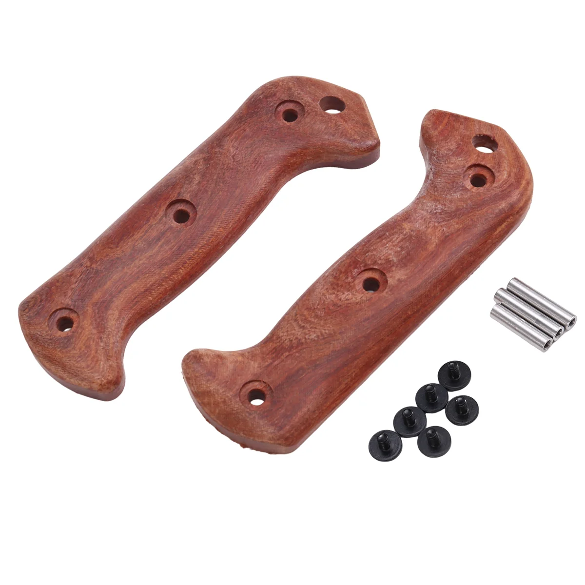 AUU-1 Pair Natural Solid Wood Handle Patch for Bk2 Knife Handle Modification Parts with Screw Handle Grips DIY Accessories,B
AUU-1 Pair Natural Solid Wood Handle Patch for Bk2 Knife Handle Modification Parts with Screw Handle Grips DIY Accessories,B