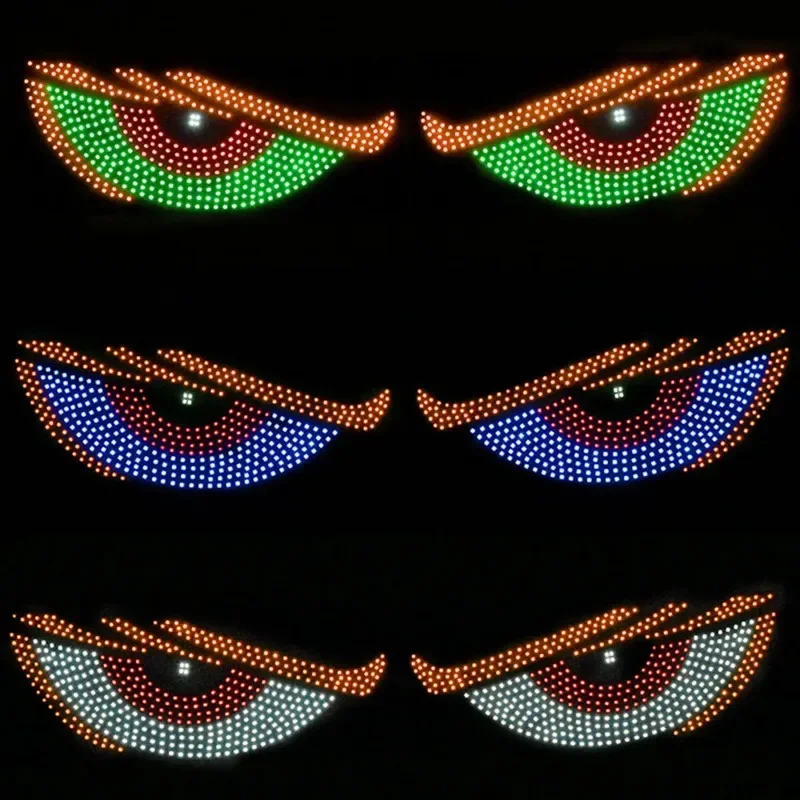 Animated Blinking Demon Eyes General Motors Front and Rear Windshield Dynamic Lights Flexible LED Windshield Display for Car
Animated Blinking Demon Eyes General Motors Front and Rear Windshield Dynamic Lights Flexible LED Windshield Display for Car