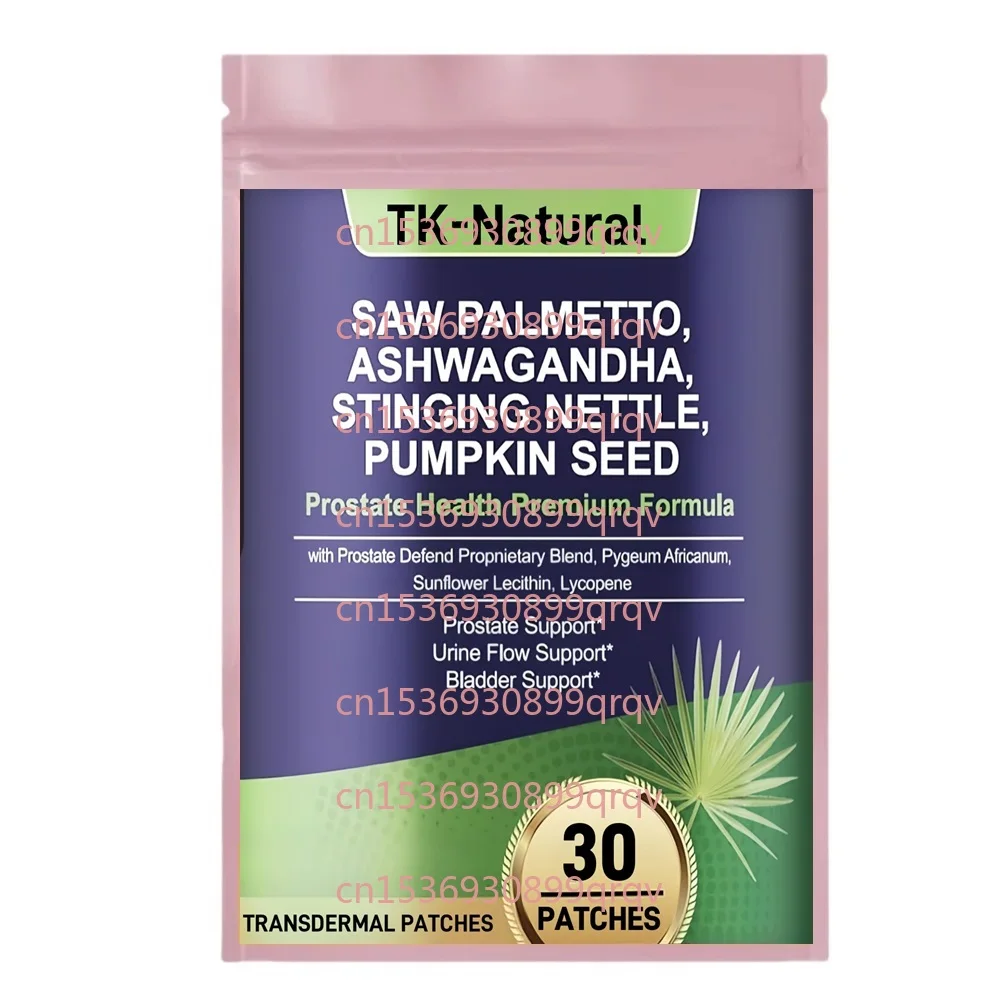 30 Patches Saw Palmetto Transdermal Patches Prostate Health for Men with Pygeum Africanum, Stinging Nettle
30 Patches Saw Palmetto Transdermal Patches Prostate Health for Men with Pygeum Africanum, Stinging Nettle