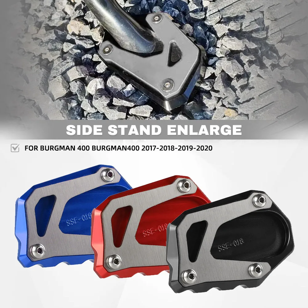 FOR SUZUKI Burgman 400 Burgman400 2017-2018-2019-2020 CNC Motorcycle Kickstand Foot Side Stand Extension Pad Accessories
FOR SUZUKI Burgman 400 Burgman400 2017-2018-2019-2020 CNC Motorcycle Kickstand Foot Side Stand Extension Pad Accessories