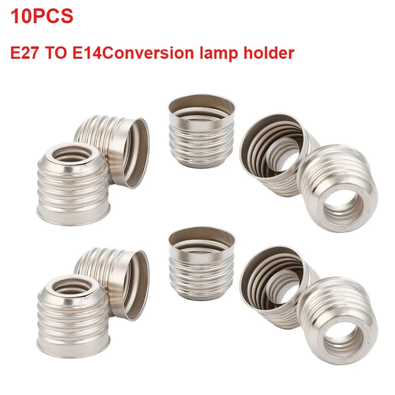 10PCS E27 To E14 Lamp Holder Converter Socket Light Bulb Lamp Holder Adapter Plug Extender Led Light 250V
10PCS E27 To E14 Lamp Holder Converter Socket Light Bulb Lamp Holder Adapter Plug Extender Led Light 250V
