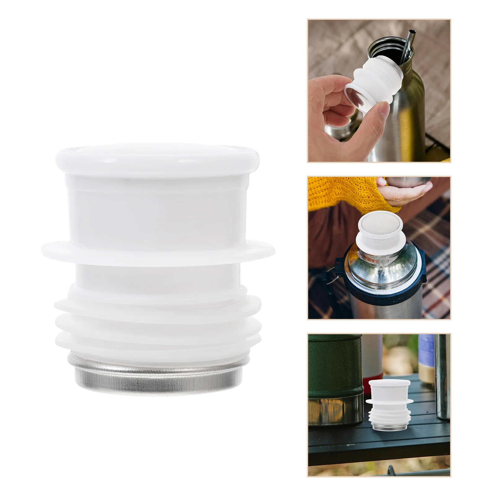 6Pcs Leakproof Silicone Bottle Stoppers Thermal Flask Stainless Steel Vacuum Plug Reusable Water Bottle Caps Kettle Parts
6Pcs Leakproof Silicone Bottle Stoppers Thermal Flask Stainless Steel Vacuum Plug Reusable Water Bottle Caps Kettle Parts