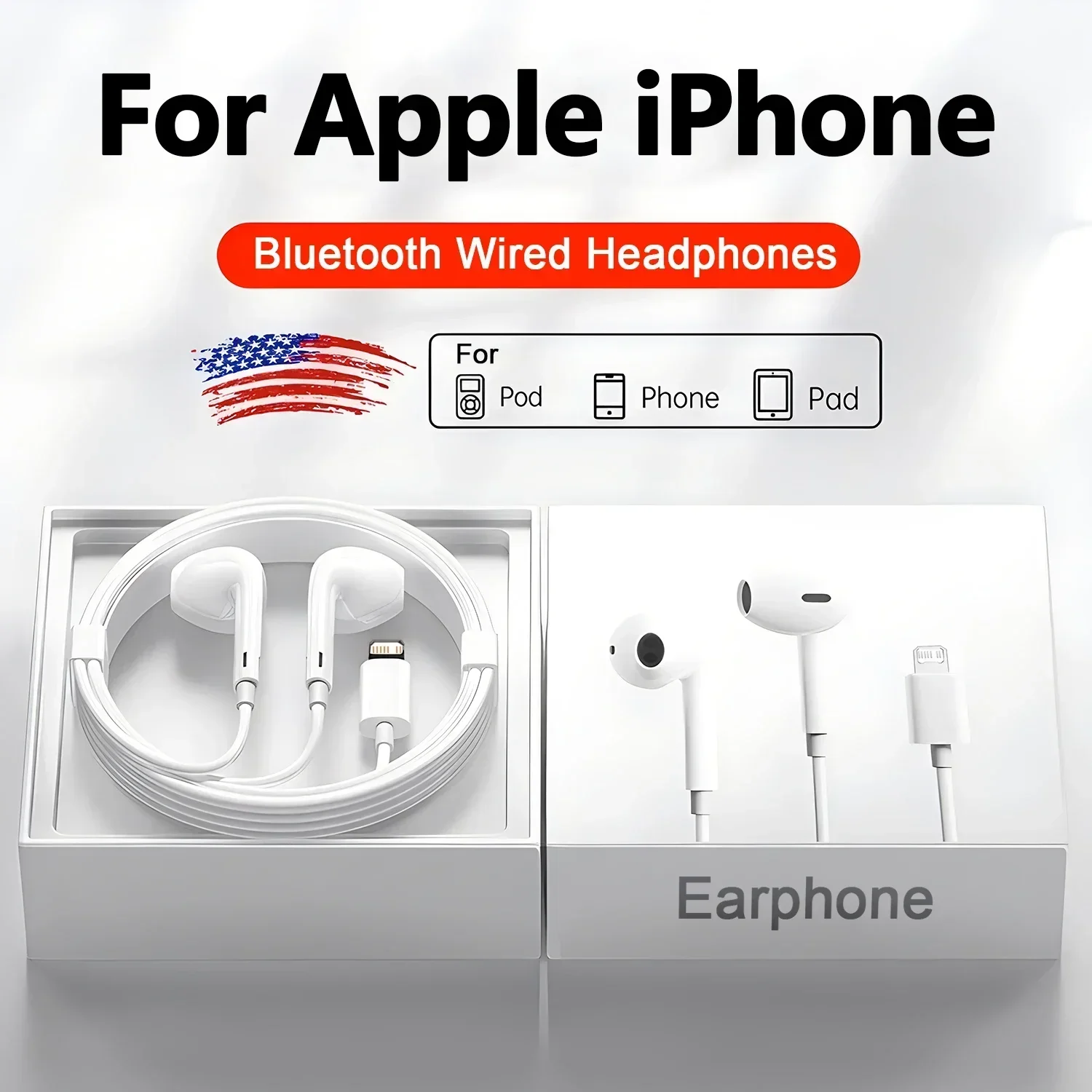 Headphones For Apple iPhone 16 15 14 11 12 13 Pro Max Earphones XR X XS Bluetooth Wired Earbuds Headset Accessories headphones
Headphones For Apple iPhone 16 15 14 11 12 13 Pro Max Earphones XR X XS Bluetooth Wired Earbuds Headset Accessories headphones