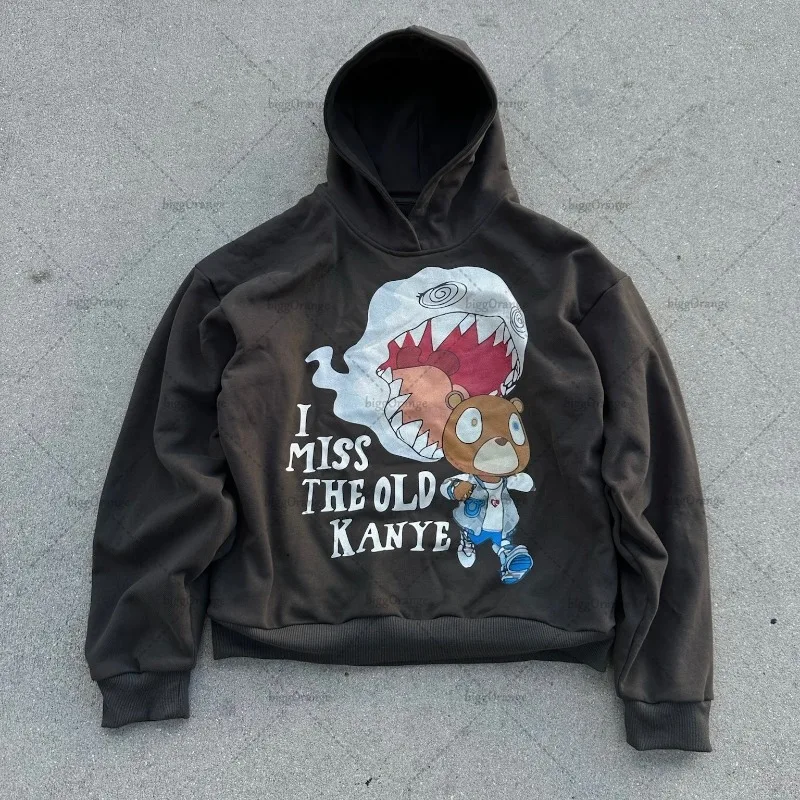 European and American High Street Fashion Clothing Harajuku Spoof Cartoon Print Sweatshirt Men Hip-hop Oversized Pullover Hoodie
European and American High Street Fashion Clothing Harajuku Spoof Cartoon Print Sweatshirt Men Hip-hop Oversized Pullover Hoodie