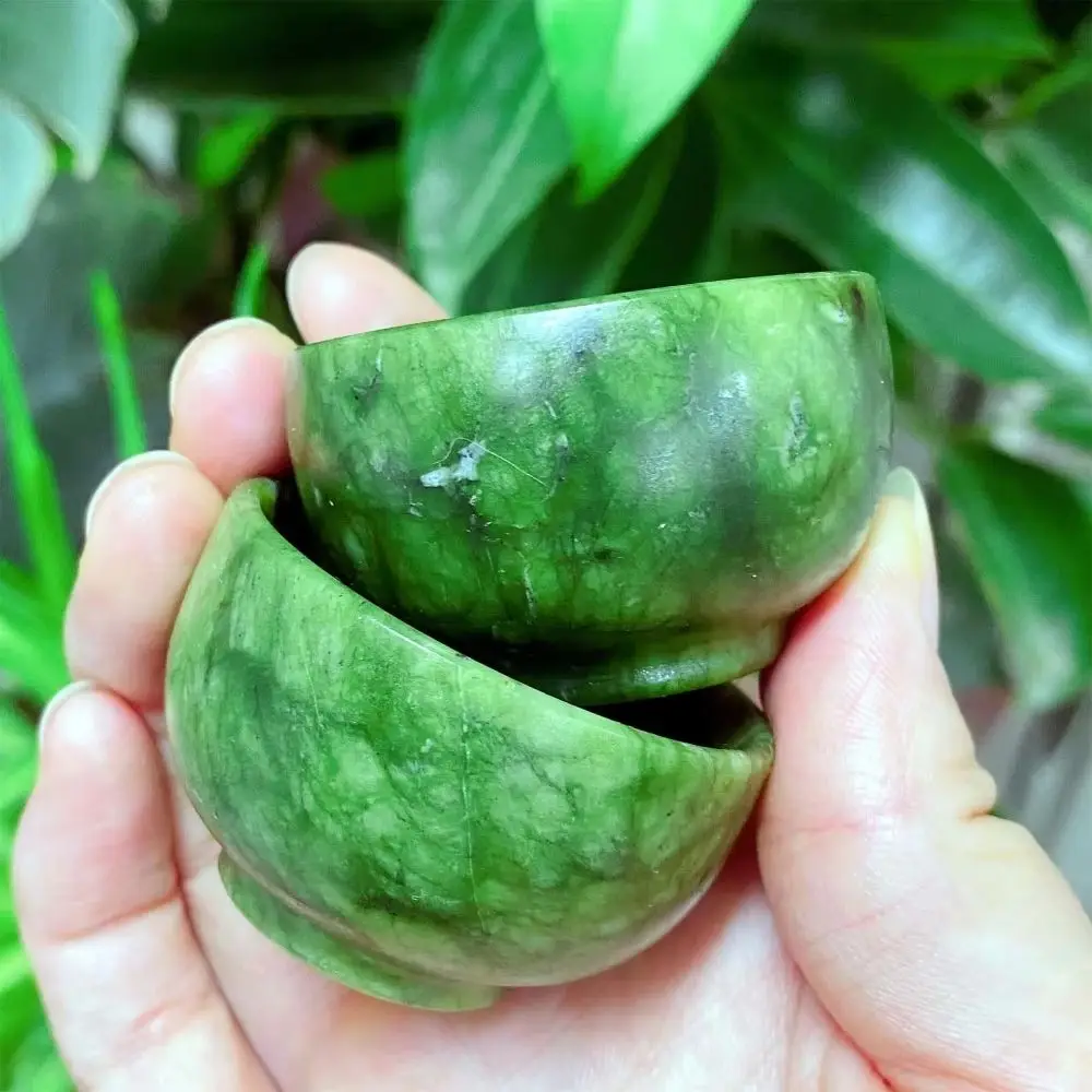 Three-colour Xiuyan Bowl Green Mini Tea Cup Healing Stone Green Jade Carved Crystal Crafts Ornament Handmade Gifts
Three-colour Xiuyan Bowl Green Mini Tea Cup Healing Stone Green Jade Carved Crystal Crafts Ornament Handmade Gifts