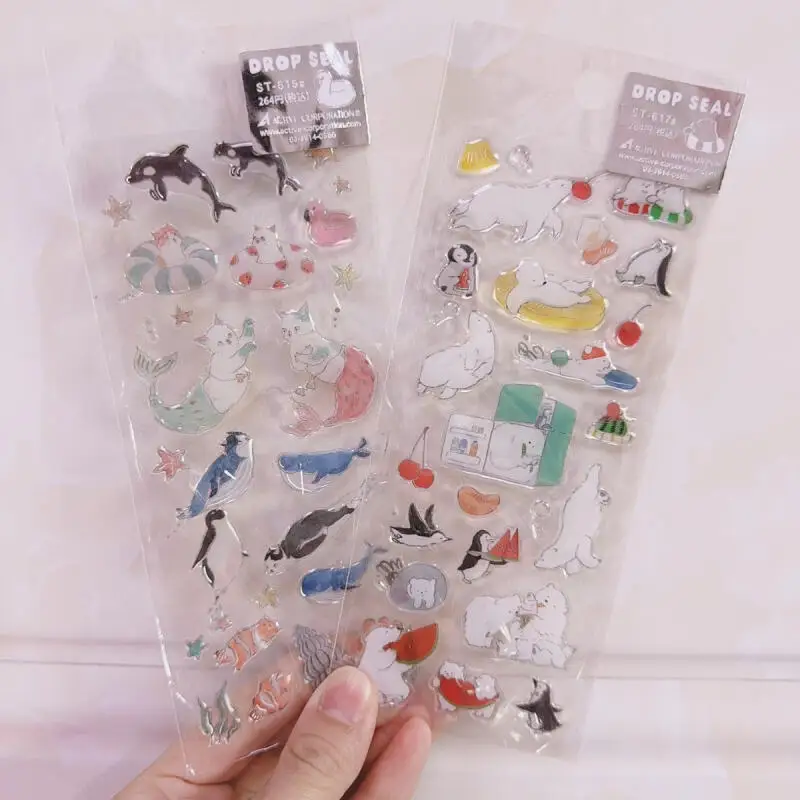 Kawaii Cartoon Marine Life Droplet Soft Sticker Cute Booklet Memo Diy Decorative Sticker Girl Birthday Gift Creative Peripherals
Kawaii Cartoon Marine Life Droplet Soft Sticker Cute Booklet Memo Diy Decorative Sticker Girl Birthday Gift Creative Peripherals